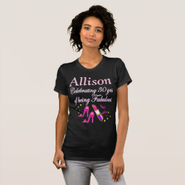 30 JAHRE FABULOUS PERSONALISIERTES SHIRT