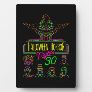 30 Jahre Halloween Horror Nights Fotoplatte