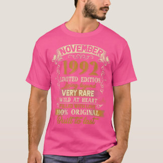 30 Jahre Made in November 1992 Limited Edition 30 T-Shirt