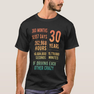 30 Jahre Verheiratet Witziger 30. Hochzeitstag T-Shirt