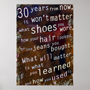 30 Jahre Von Jetzt An Poster