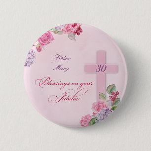 30. Jahrestag des religiösen Lebens katholische Nu Button