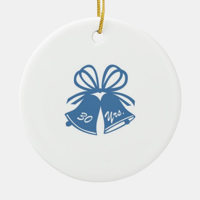 30. Jahrestag Keramikornament (Vorne)