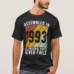 30-jährige Geburtstagskraftwagen Fans Geboren 1993 T-Shirt
