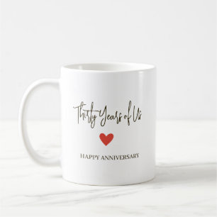 30. Jubiläum – Dreißig Jahre unseres Lebens Kaffeetasse