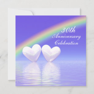 30. Jubiläum Pearl Hearts Einladung