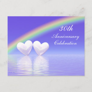 30. Jubiläum Pearl Hearts Einladung