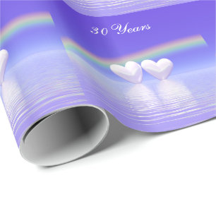 30. Jubiläum Pearl Hearts Geschenkpapier