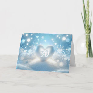 30. Jubiläums-Winterherz Karte