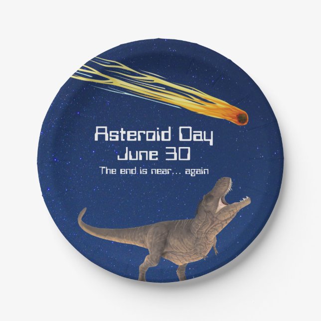 30. Juni Pappteller (Vorderseite)