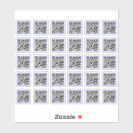(30 Label-Sticker) Benutzerdefinierter QR-Code gen Aufkleber