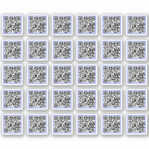 (30 Label-Sticker) Benutzerdefinierter QR-Code gen Aufkleber
