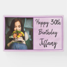 30. Lila Foto Happy Birthday
