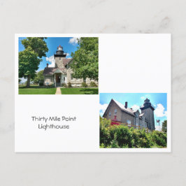30 Mile Point Lighthouse Postkarte