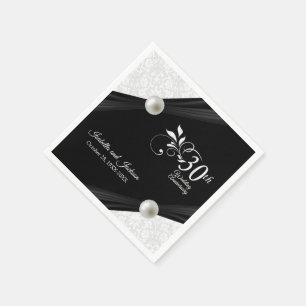 30. Pearl-Jubiläumsdesign Serviette