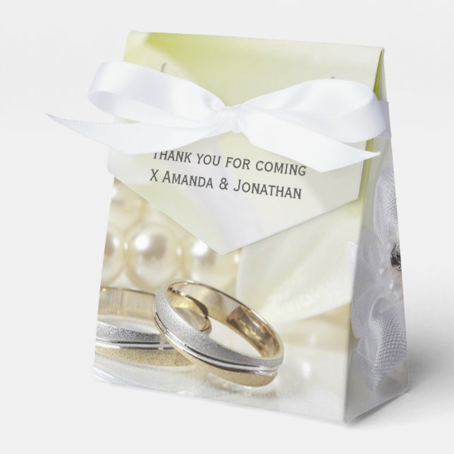 30. Pearl Wedding Jubiläum St.Joseph Lily Geschenkschachtel (Vorderseite)