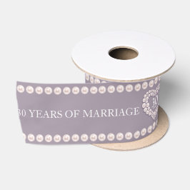 30. Perlenhochzeit Satinband