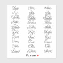 30 Personalisierte Kalligrafiezeichen Elegant Cust