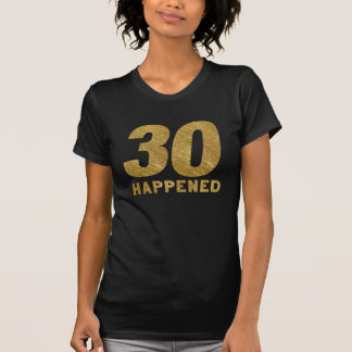 30 PRODUIT dans T-shirt d'anniversaire d'or de