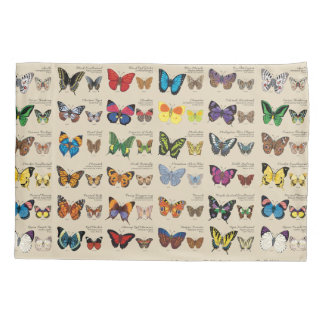 30 Schmetterlings-Spezies aus der ganzen Welt Kissenbezug