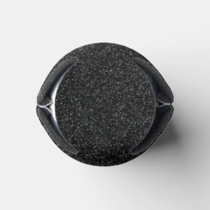 30 schwarze Glitzer-Druck-Schimmer-Glitzern Dosenkühler