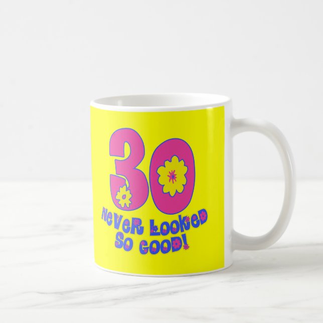 30 so gut nie geschaut! kaffeetasse (Rechts)