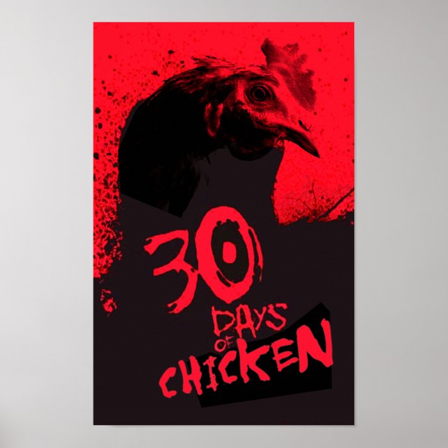 30 TAGE CHICKEN POSTER (Vorne)