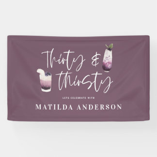 30. und 30. Party Banner