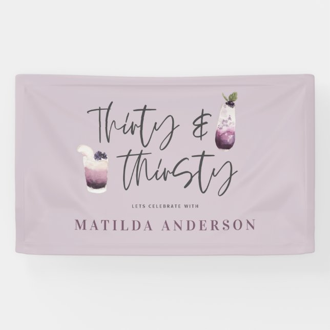 30. und 30. Party Banner (Horizontal)
