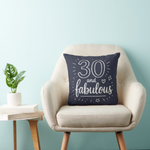 30 und Fantastisch Doodle Alles Gute zum 30. Gebur Kissen