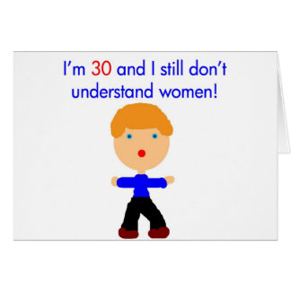 30 verstehen Sie nicht Frauen