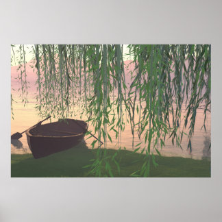 30" x 24" Papierposter mit "Under the Willows"-Bil Poster