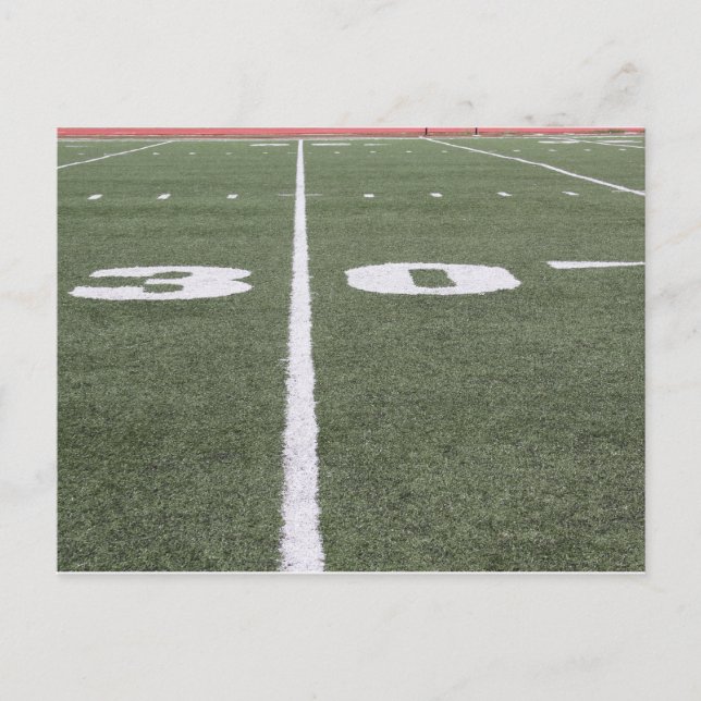 30 Yard Line Postcard Postkarte (Vorderseite)