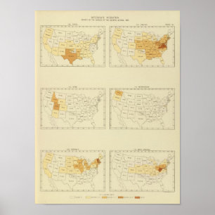 30 zwischenstaatliche Migration 1890 TXWV Poster