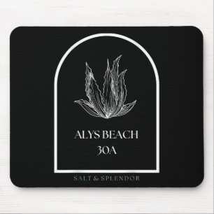 30a Florida Alys Beach Urlaubs-Souvenir-Grafik Mousepad