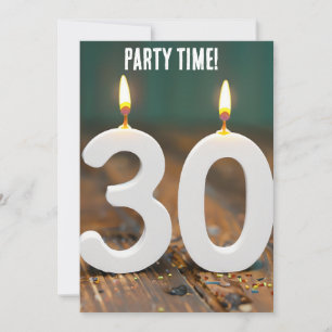 30E ANNIVERSAIRE INVITATIONS DU PARTI PERSONNALISÉ