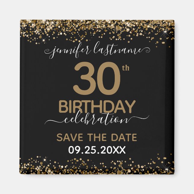 30e anniversaire Save the Date Magnet (Devant)
