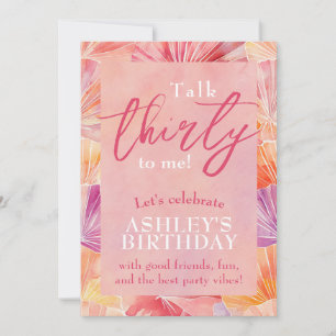 30e Anniversaire Trente à moi Invitation