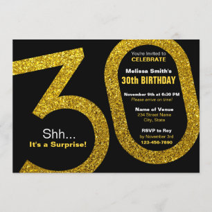 30e Invitation à l'anniversaire de la Parties scin