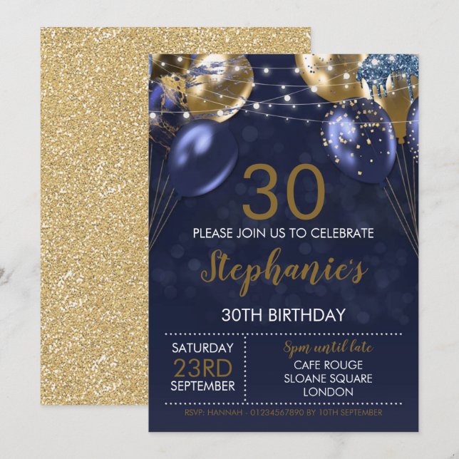 30e Invitation d'or de la Marine Invitation (Devant / Derrière)