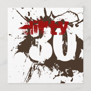 30ème anniversaire - 30 sales rôti et invitation