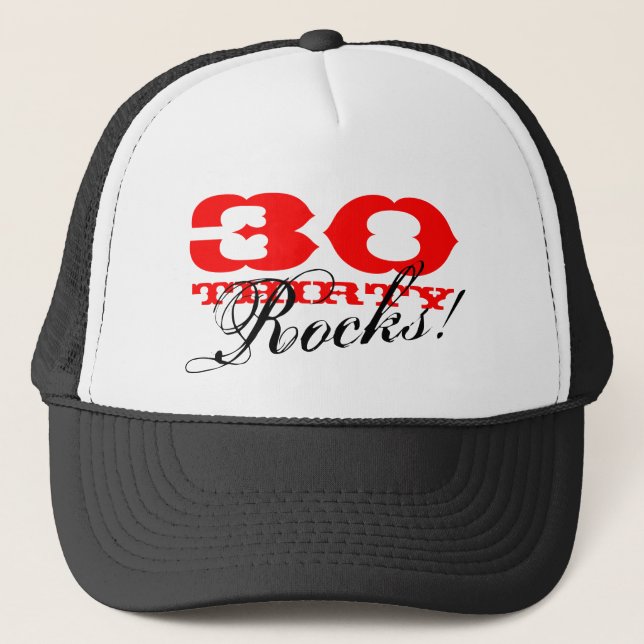 30ème Casquette | d'anniversaire trente roches ! (Devant)