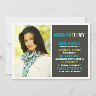 30ème Photo Invitation Anniversaire