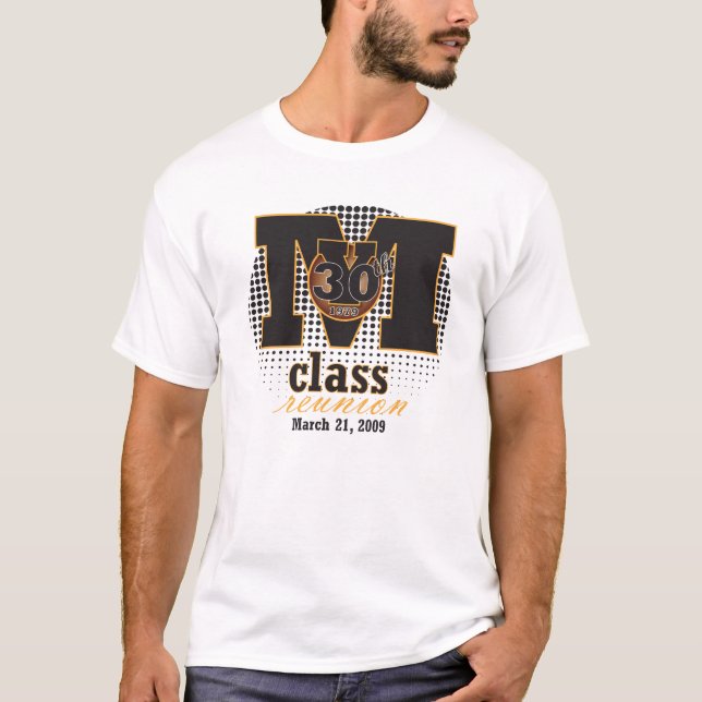 30ème T-shirt officiel de la Réunion de Moorestown (Devant)