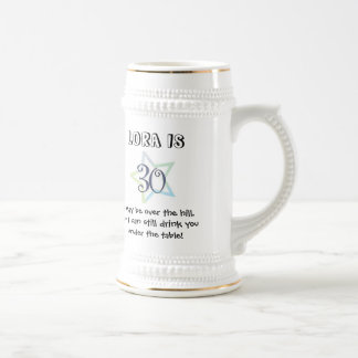 30ème Tasse d'anniversaire customisée