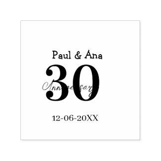 30th anniversary purple bold letter name simple re permastempel