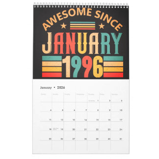 30th Birthday Calendar  Kalender