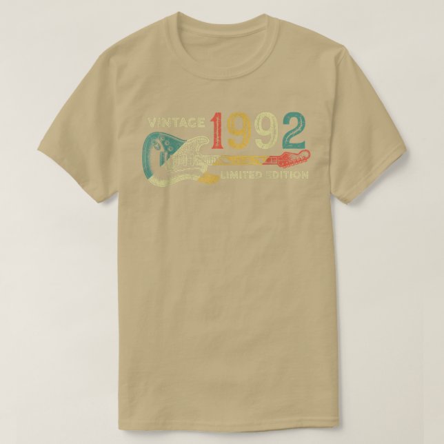 30th birthday gifts for men women Guitar Player Bo T-Shirt (Design vorne)