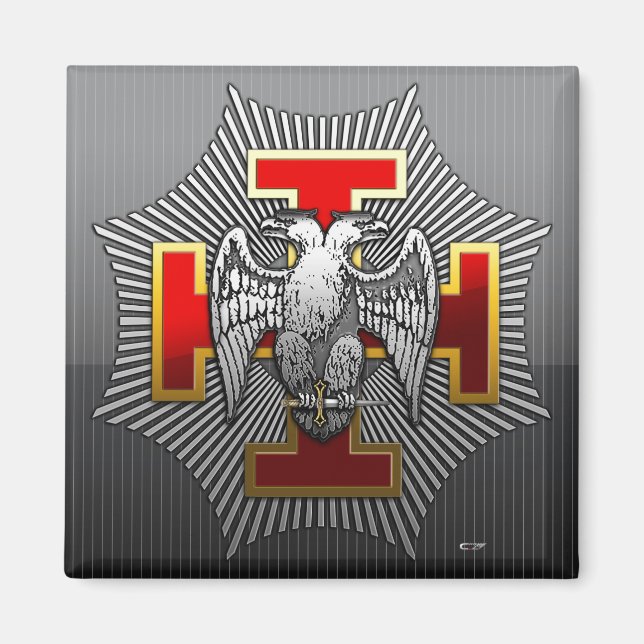 30th Degree: Knight Kadosh Magnet (Vorne)