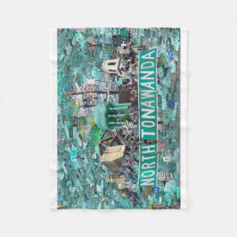30x40 Fleece Blanket - Streets of NT 